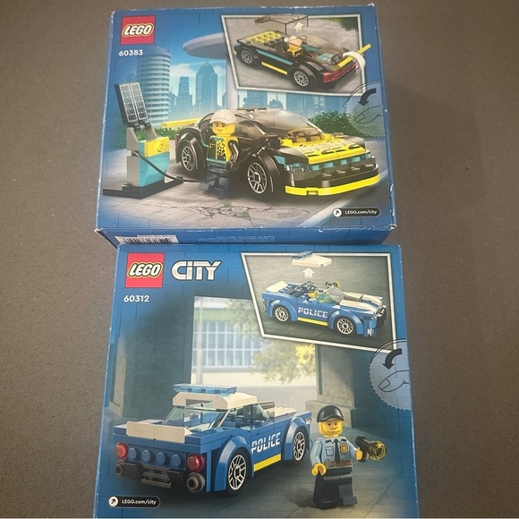 LEGO City Vehicles Bundle 60383 Sports Car (Retired) & 60312 Police Car – Sealed - Picture 2 of 6